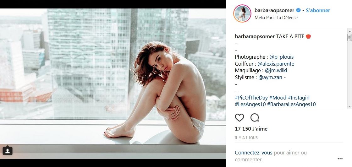 Les Anges : Barbara Opsomer se dévoile topless sur Instagram !