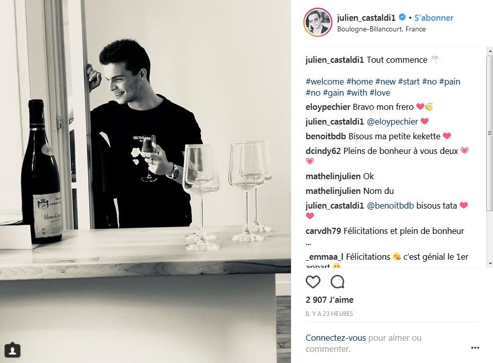 Julien Castaldi : Il emménage avec sa petite amie Chiara !