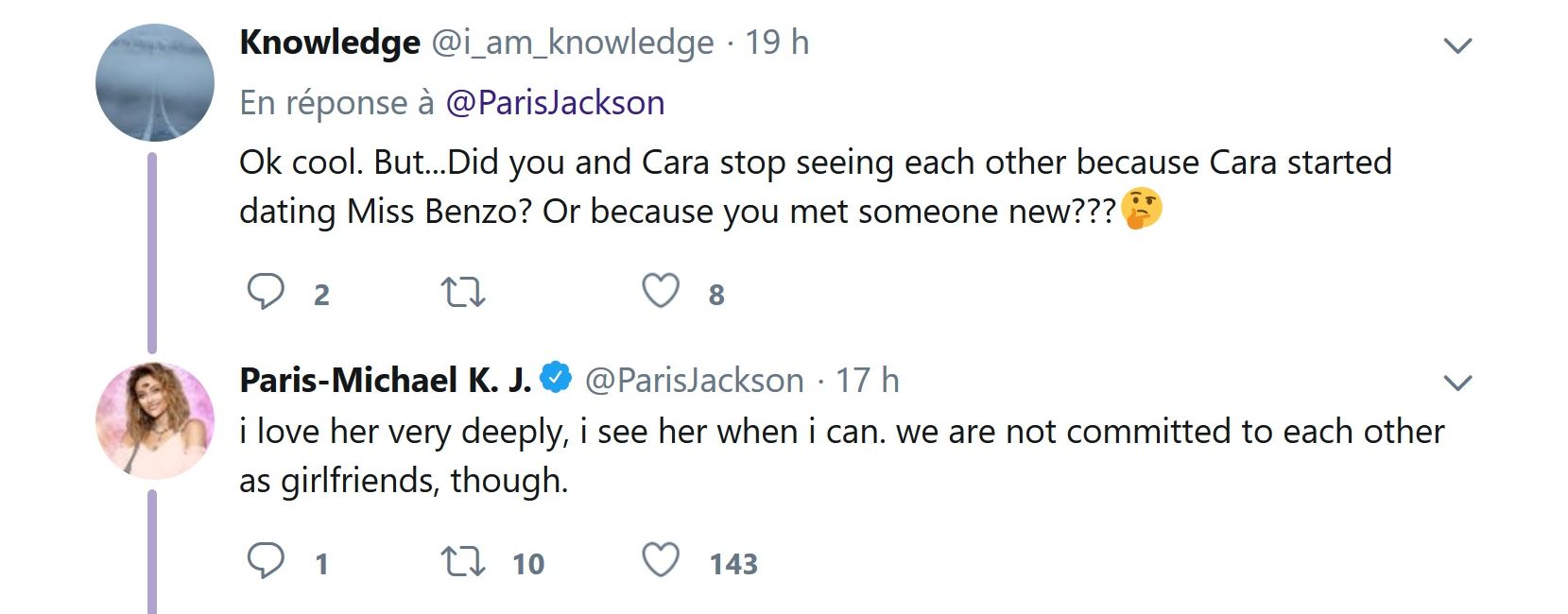 Paris Jackson en couple avec Cara Delevingne ? Elle dit enfin toute la vérité !