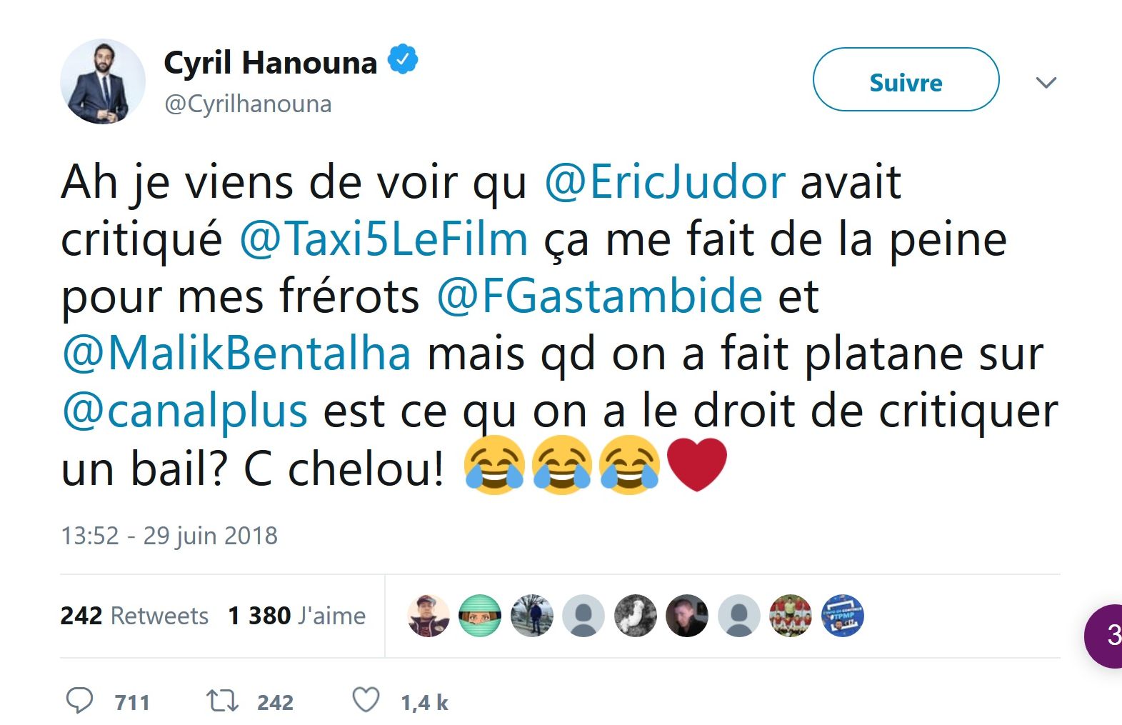 Cyril Hanouna tacle Eric Judor et s’attire les foudres des internautes !