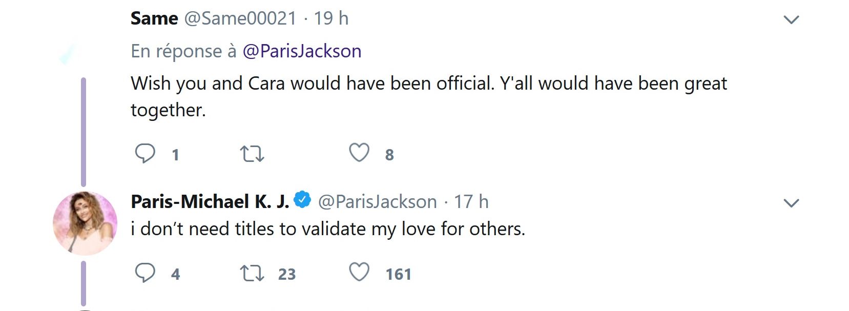 Paris Jackson en couple avec Cara Delevingne ? Elle dit enfin toute la vérité !