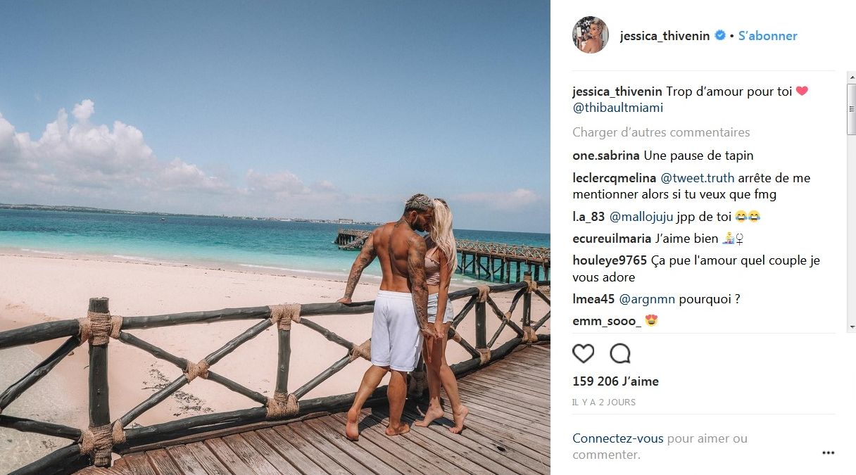 Jessica Thivenin : Elle exprime son amour pour Thibault Garcia sur les réseaux sociaux !